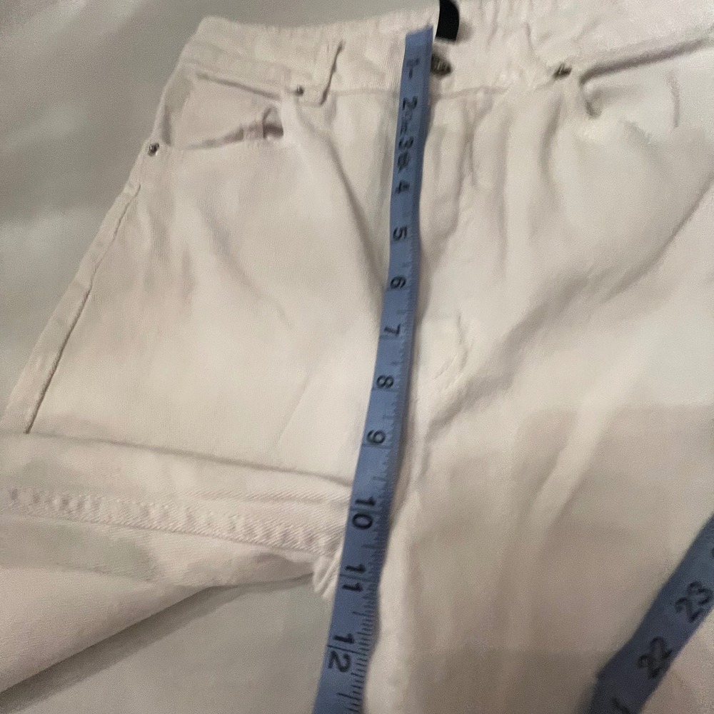HM Divided Womens White High Waisted Wide Leg Jeans Size 6 0963087 5 - Picture 9 of 11